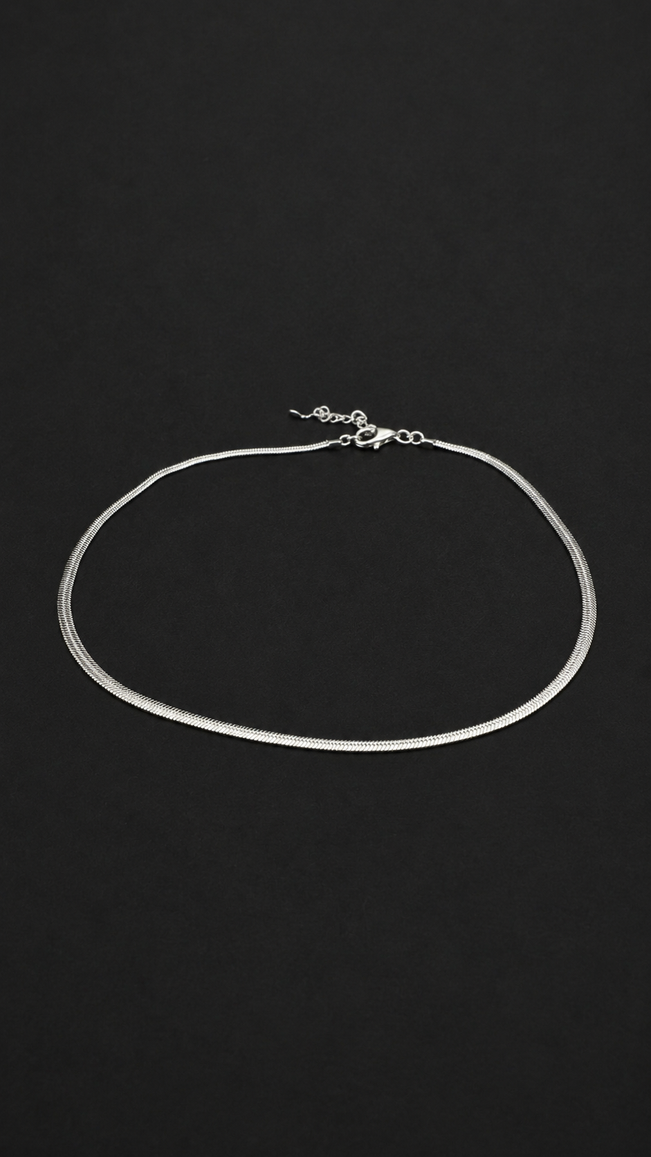 Plain Silver Anklet