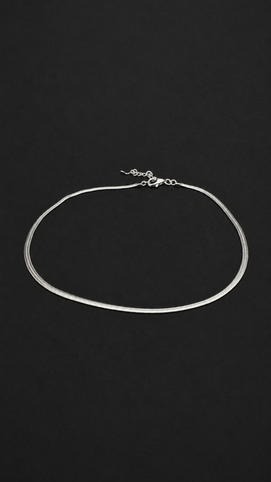 Plain Silver Anklet