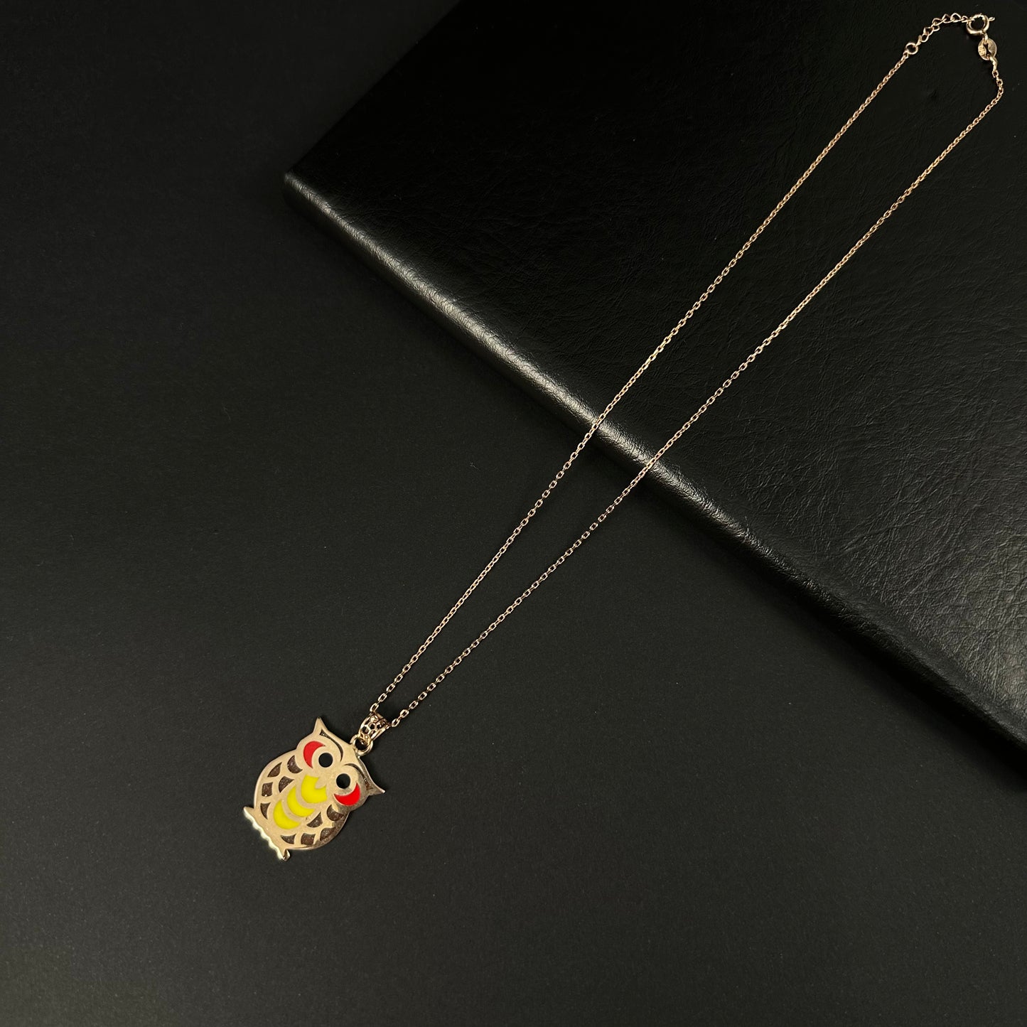 Silver Wise Owl Pendant for Women