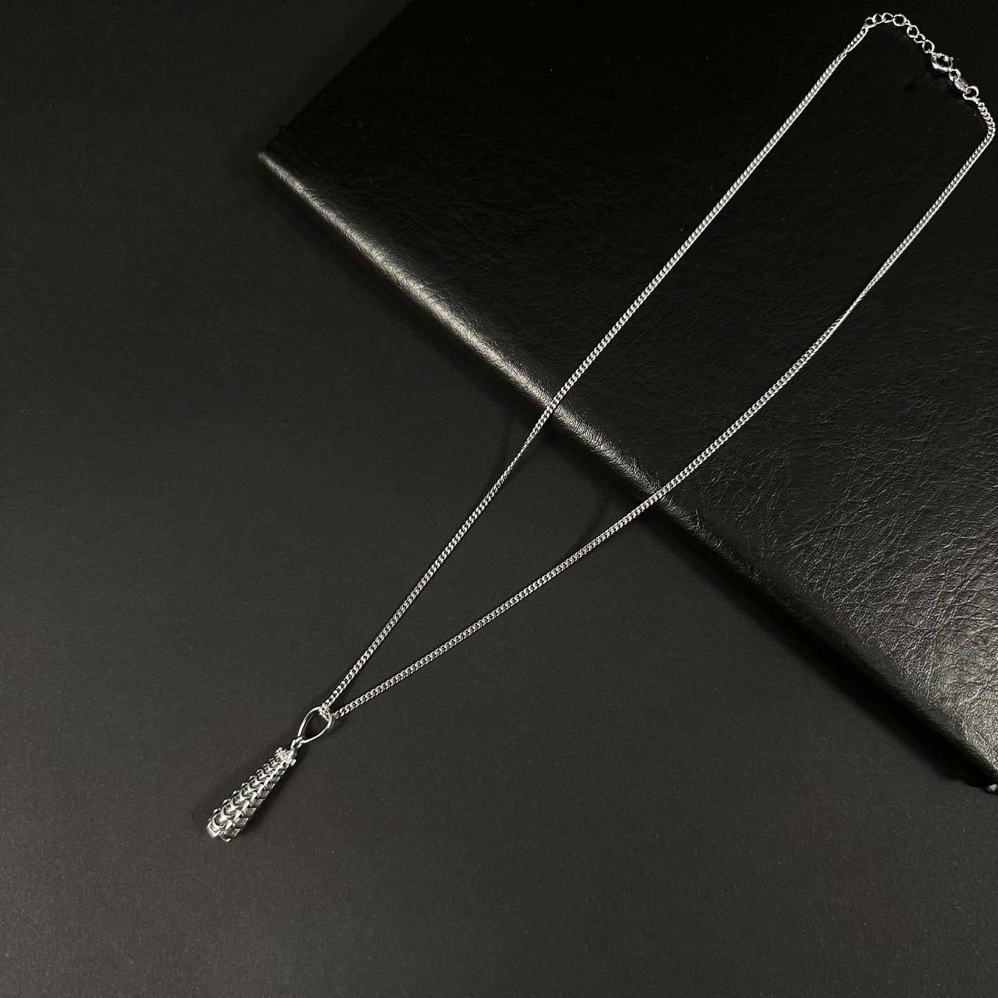 Infinity Weave Silver Pendant Necklace for Women