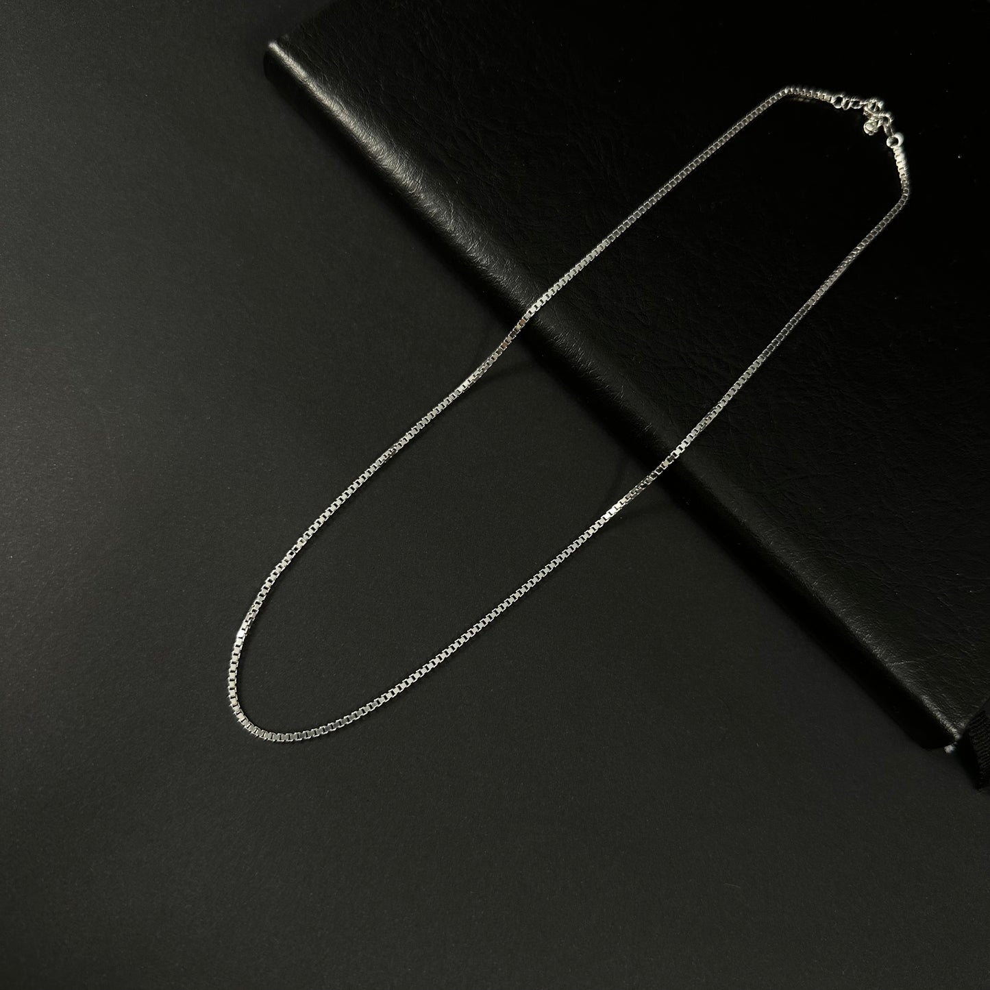 Classic Shine Thick Silver Chain for Women – 17 Inch