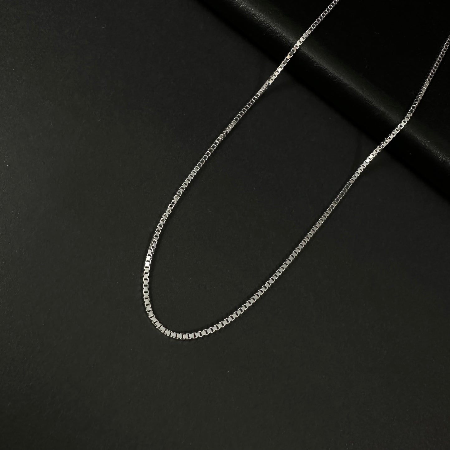 Classic Shine Thick Silver Chain for Women – 17 Inch